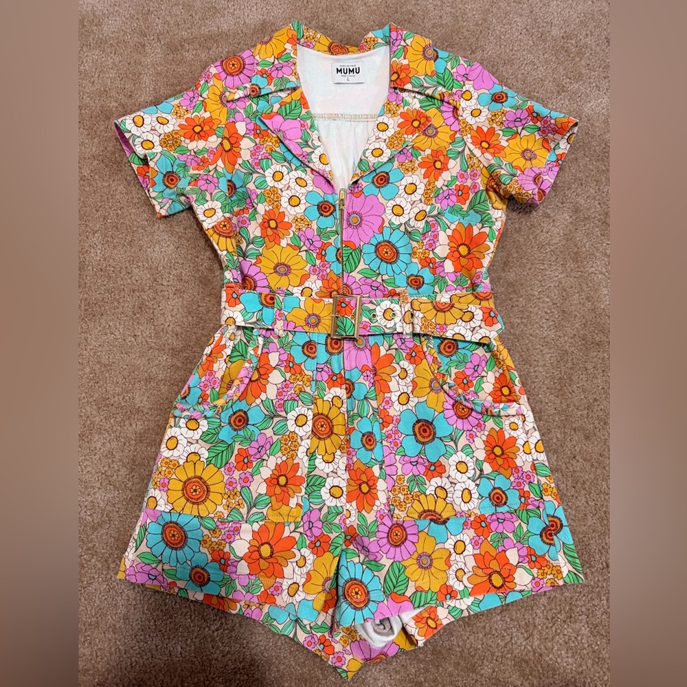 Show Me Your Mumu Outlaw Romper Retro Floral